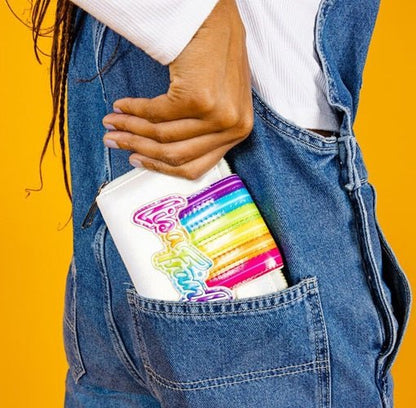 Lisa Frank Rainbow Logo Zip Around Wallet - Create Marketplace