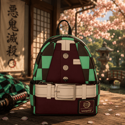 Longefly Demon Slayer Tanjiro Kamado Cosplay Mini-Backpack - Create Marketplace