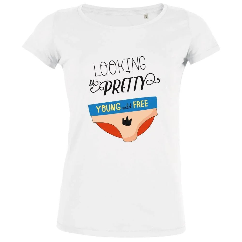 Looking So Pretty Women's Organic Tee - Create Marketplace
