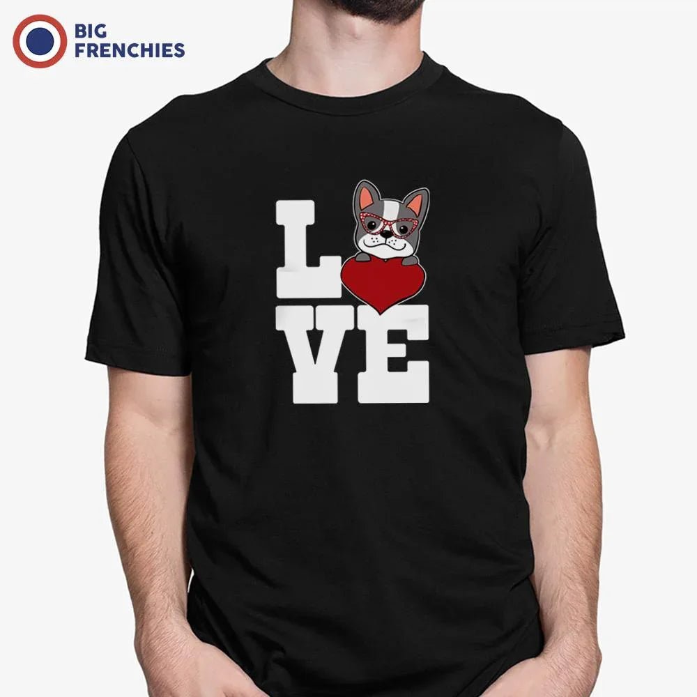 Love French Bulldog Men's Organic Cotton Tee - Create Marketplace