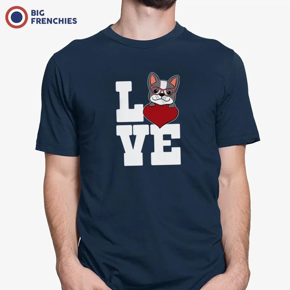 Love French Bulldog Men's Organic Cotton Tee - Create Marketplace