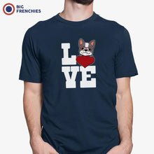 Love French Bulldog Men's Organic Cotton Tee - Create Marketplace