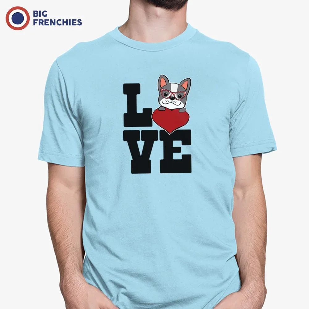 Love French Bulldog Men's Organic Cotton Tee - Create Marketplace