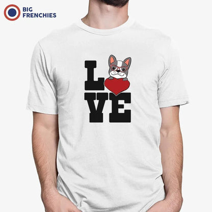 Love French Bulldog Men's Organic Cotton Tee - Create Marketplace