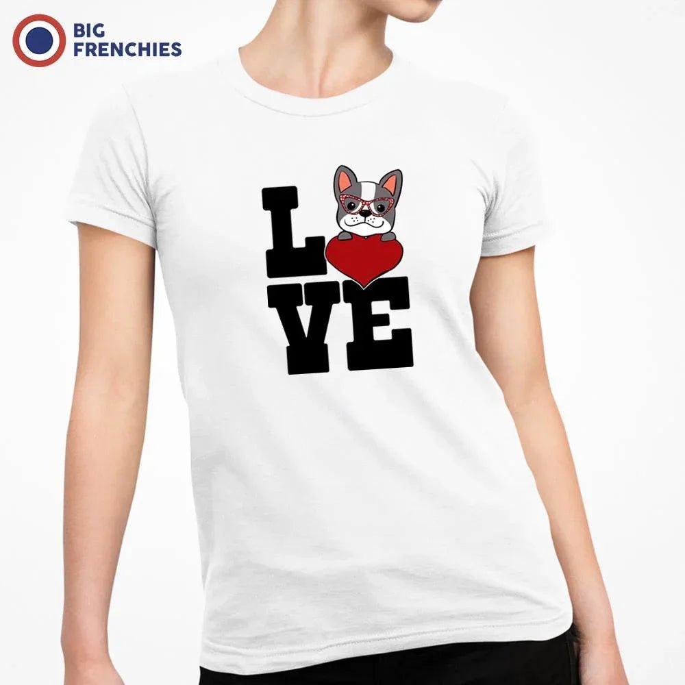 Love French Bulldog Women's Organic Cotton Tee - Create Marketplace