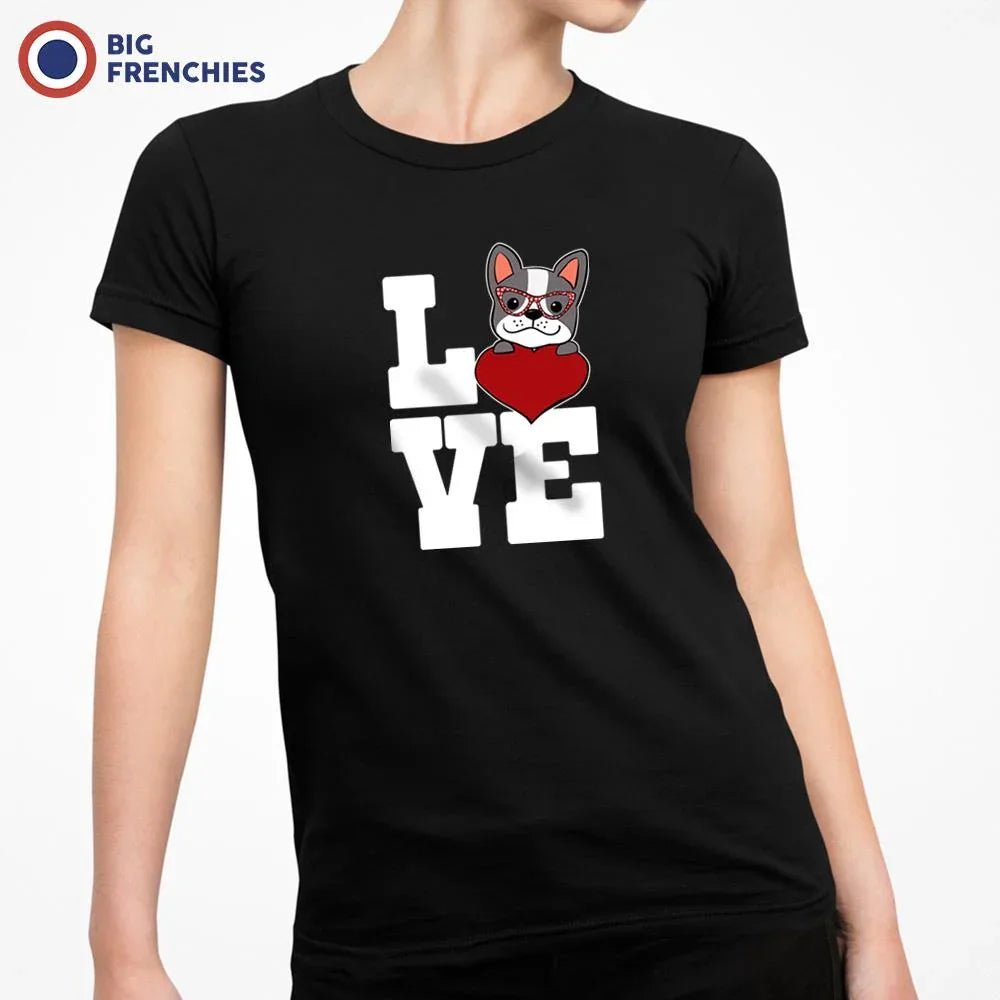 Love French Bulldog Women's Organic Cotton Tee - Create Marketplace