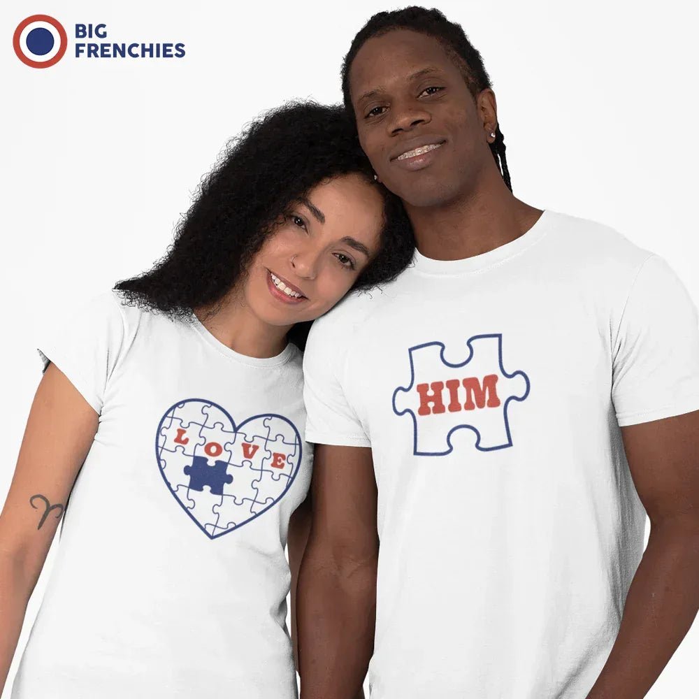 Love Puzzle Men's Organic Cotton Tee - Create Marketplace