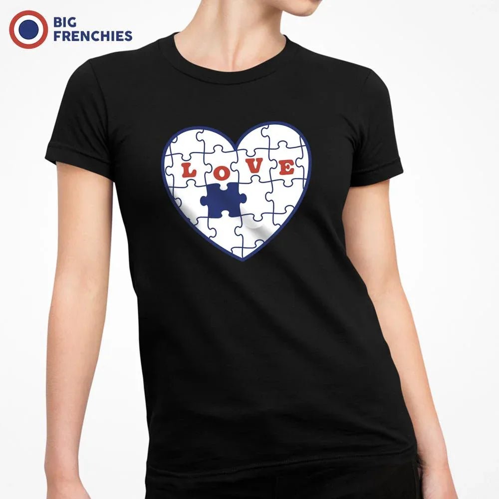 Love Puzzle Women's Organic Cotton Tee - Create Marketplace