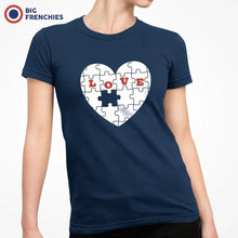 Love Puzzle Women's Organic Cotton Tee - Create Marketplace