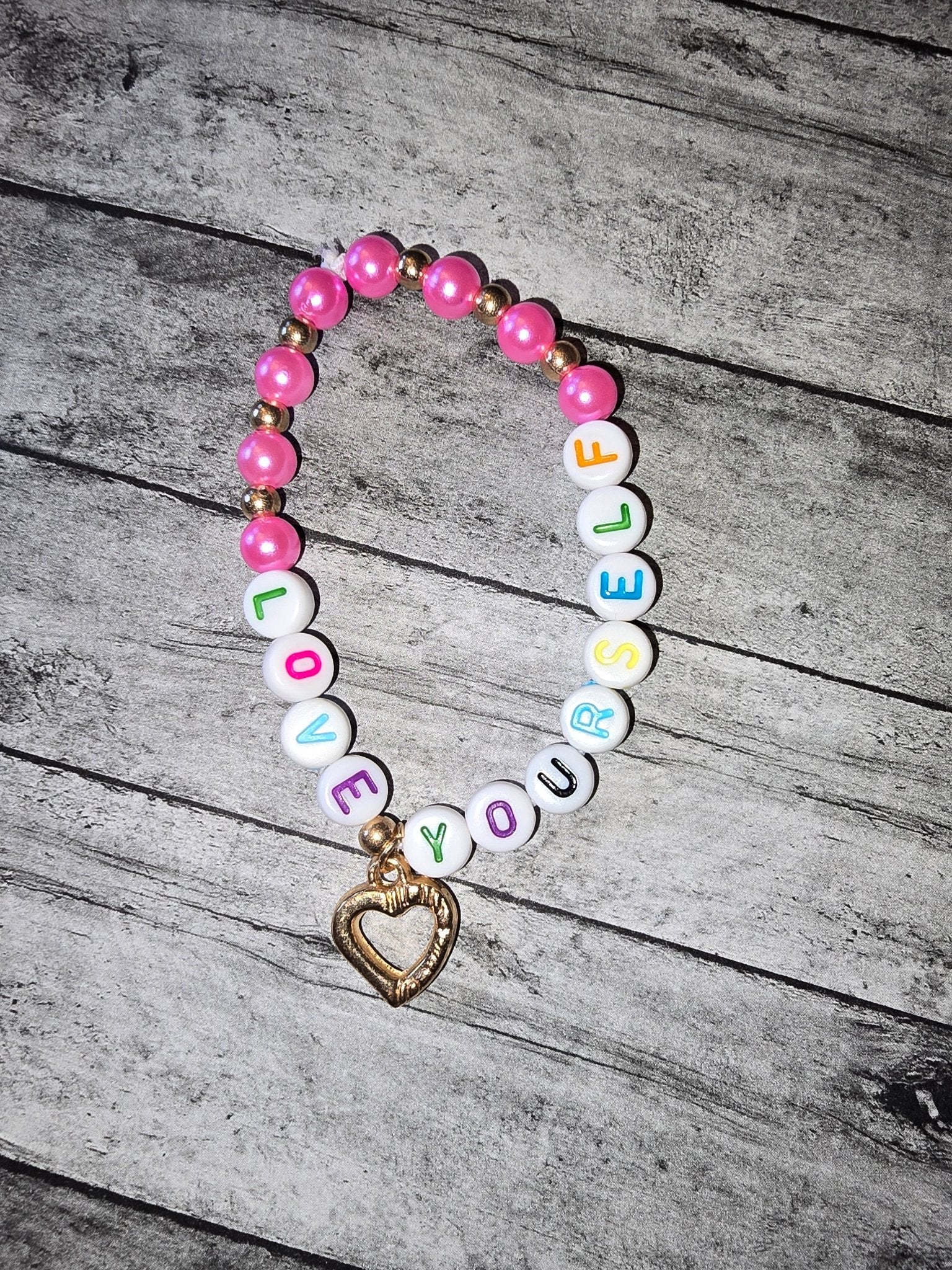 Love yourself Bracelet - made by kid Sam - Create Marketplace