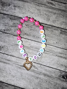 Love yourself Bracelet - made by kid Sam - Create Marketplace