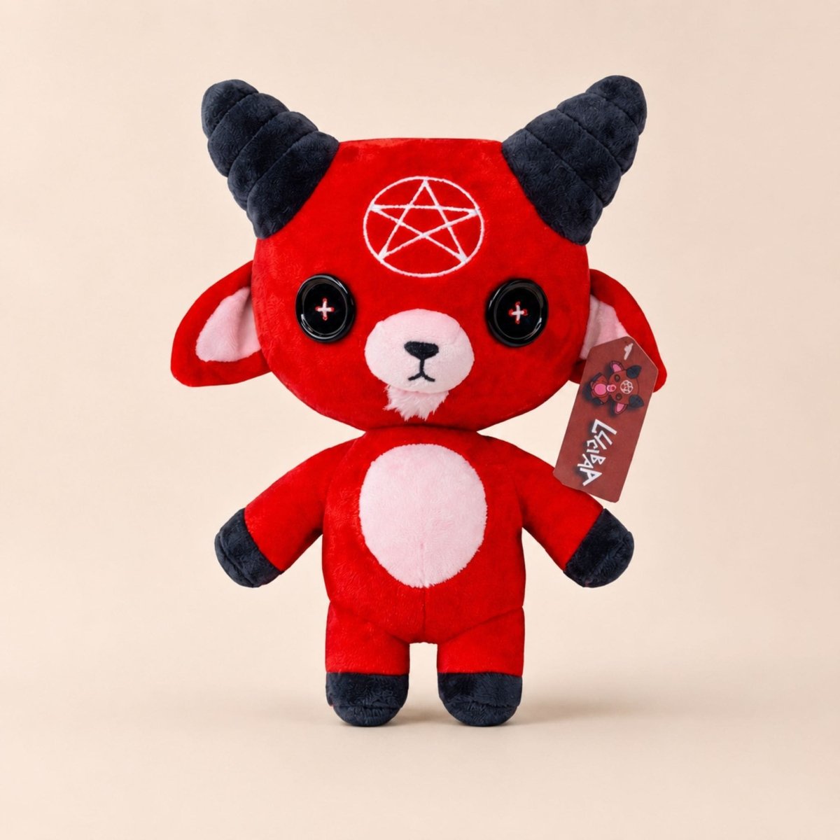 Lucibaa Demon Goat Plushie – 10-Inch Collectible - Create Marketplace