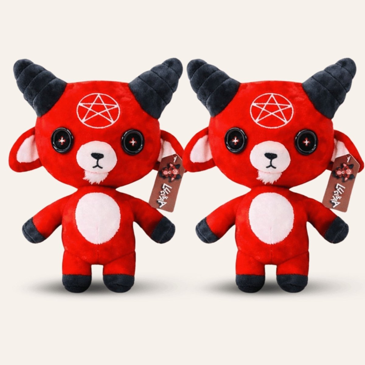 Lucibaa Demon Goat Plushie – 10-Inch Collectible - Create Marketplace
