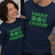 Lucky Charm Dad and Child Organic Cotton T-Shirts family Set (Set of 2) - Create Marketplace