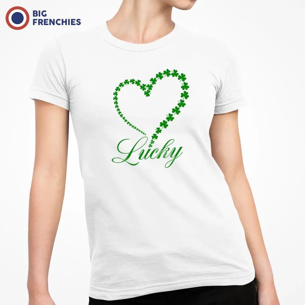Lucky Heart Women's Organic Cotton Tee - Create Marketplace
