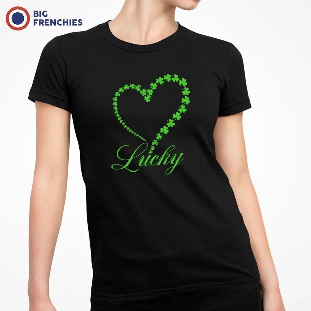 Lucky Heart Women's Organic Cotton Tee - Create Marketplace