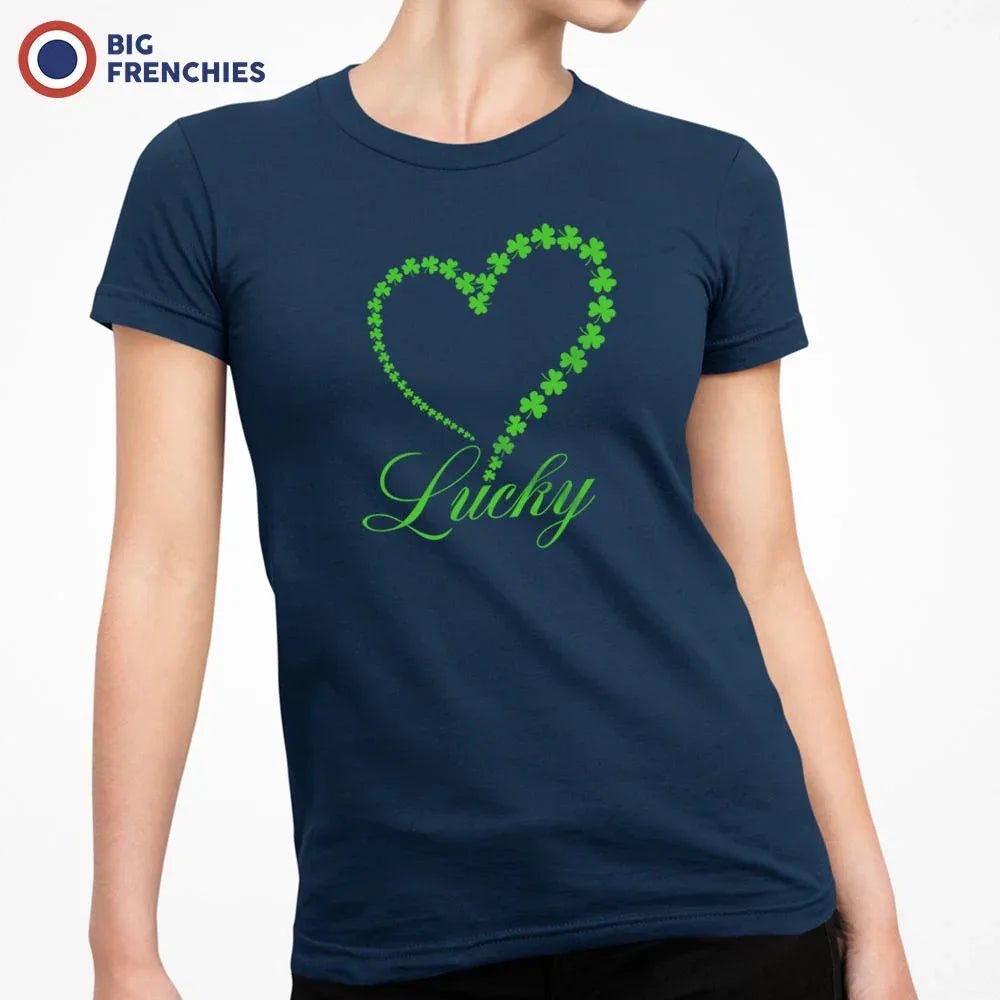 Lucky Heart Women's Organic Cotton Tee - Create Marketplace