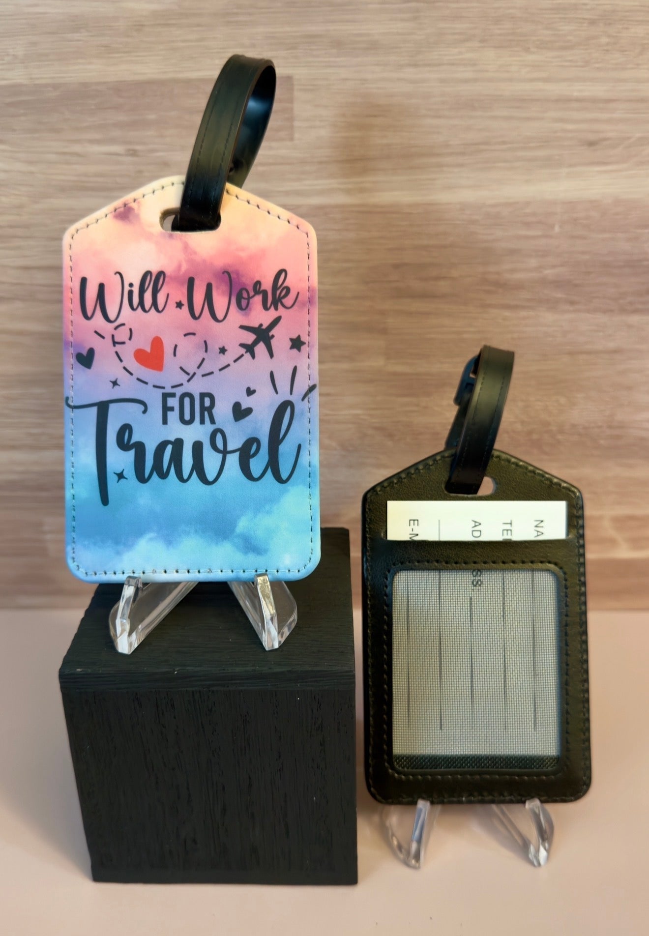 Luggage Tag - Work for Travel - Create Marketplace