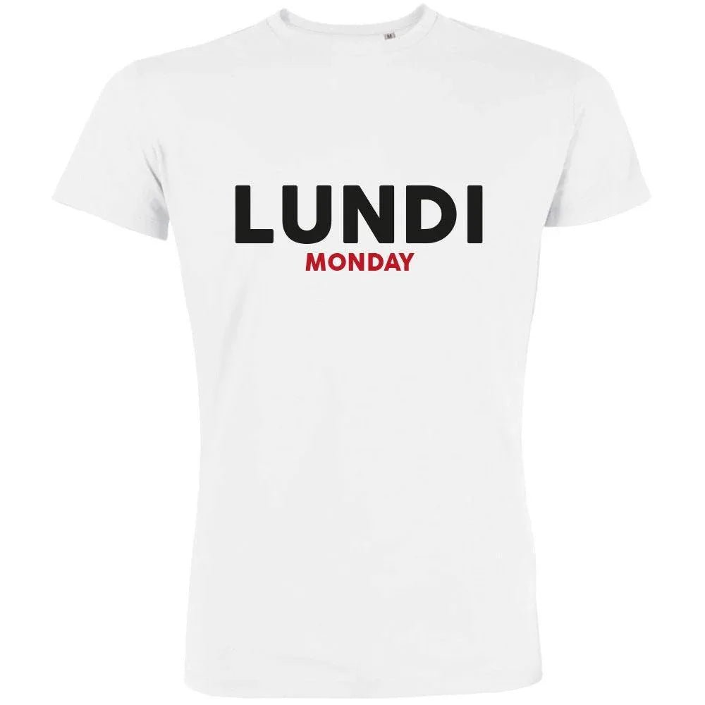Lundi/Monday Men's Organic Tee - Create Marketplace