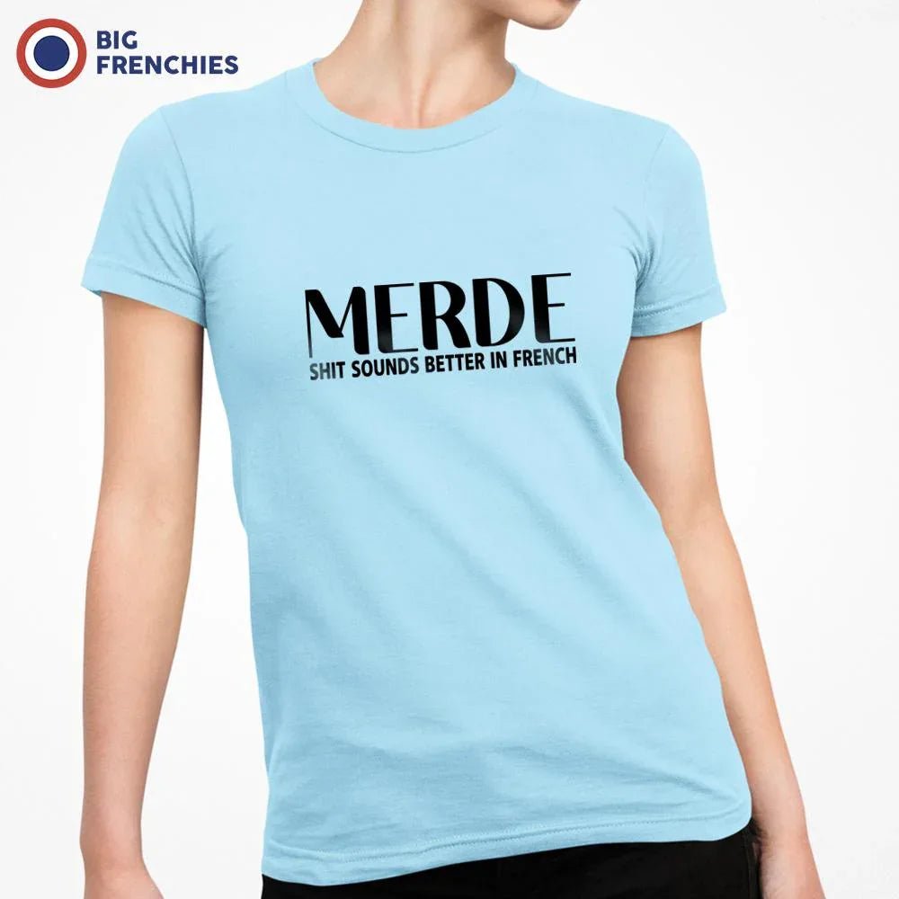 M S Sounds Better In French Women's Organic Cotton Tee - Create Marketplace