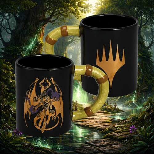 Magic the Gathering Dragon 16 oz. Sculpted Ceramic Mug - Create Marketplace