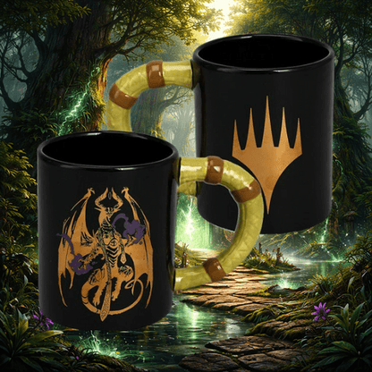 Magic the Gathering Dragon 16 oz. Sculpted Ceramic Mug - Create Marketplace