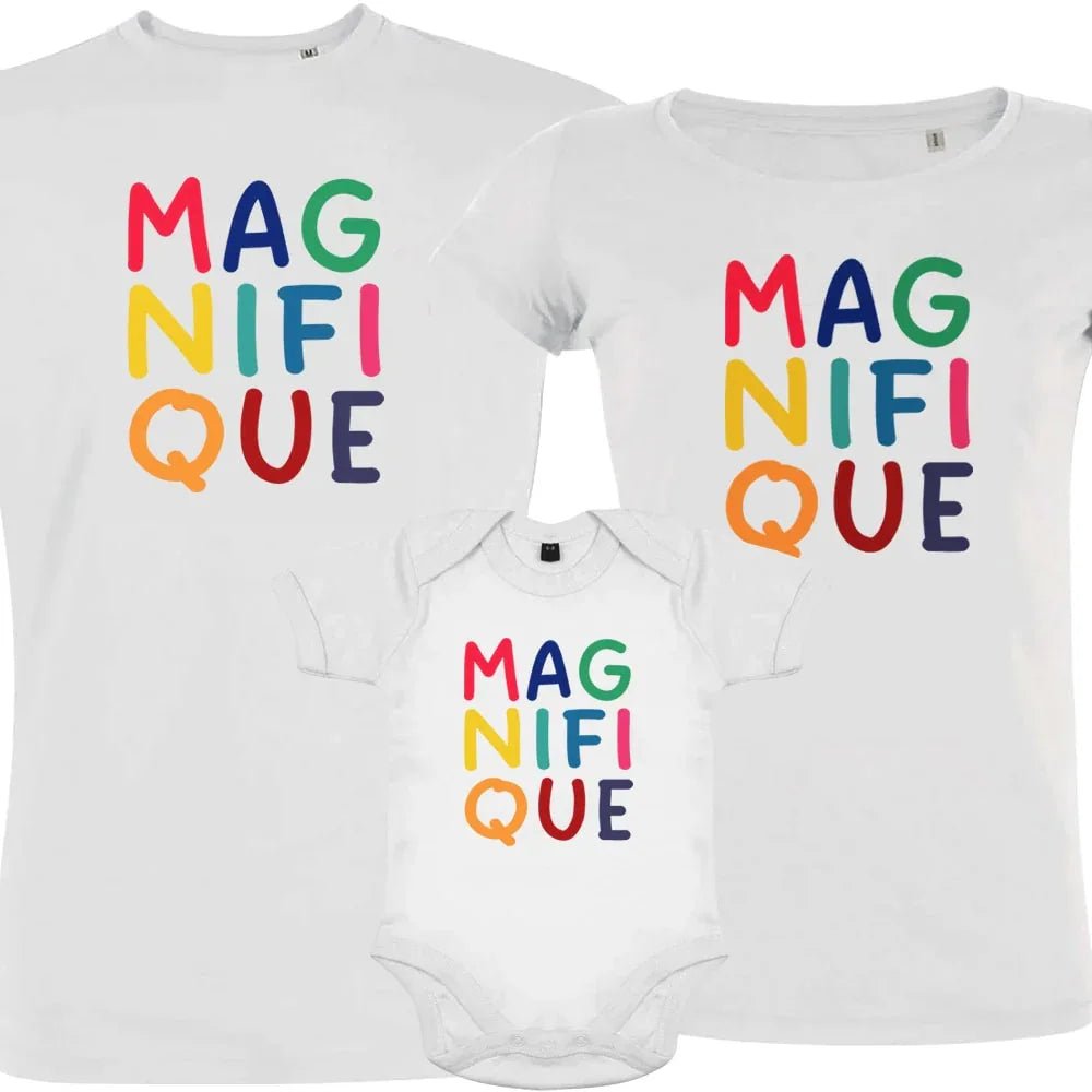 Magnifique Matching Family Organic Cotton Tees (Set of 3) - Create Marketplace