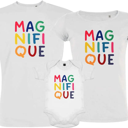 Magnifique Matching Family Organic Cotton Tees (Set of 3) - Create Marketplace