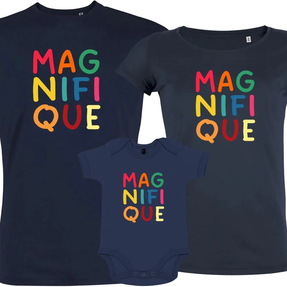 Magnifique Matching Family Organic Cotton Tees (Set of 3) - Create Marketplace
