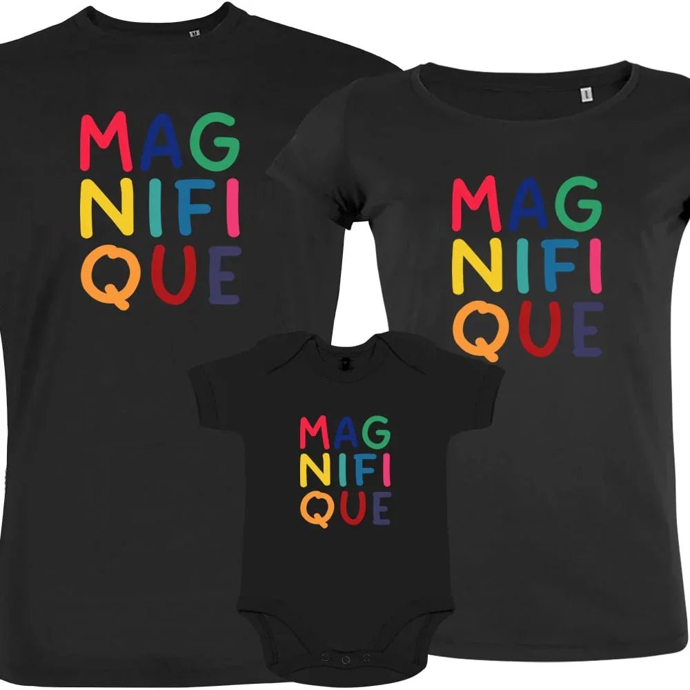 Magnifique Matching Family Organic Cotton Tees (Set of 3) - Create Marketplace
