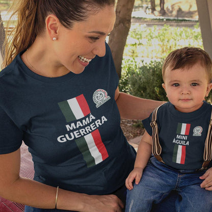 Mamá Guerrera, Mini Águila Mom and Child Organic Cotton T-Shirts family Set (Set of 2) - Create Marketplace