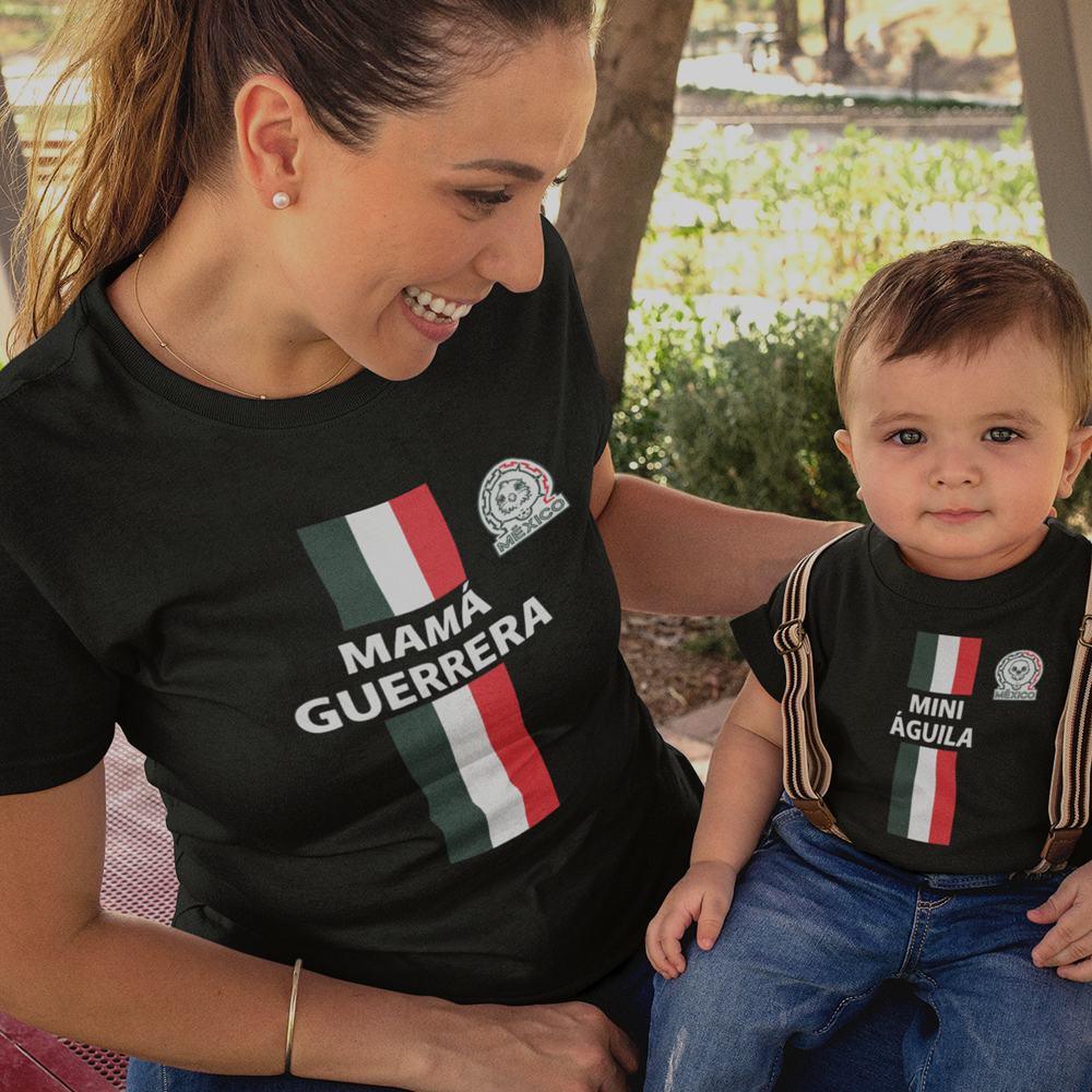 Mamá Guerrera, Mini Águila Mom and Child Organic Cotton T-Shirts family Set (Set of 2) - Create Marketplace