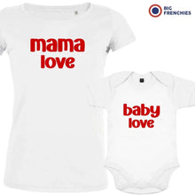 Mama Love Baby Love Mom and Child Organic Cotton family Set (Set of 2) - Create Marketplace