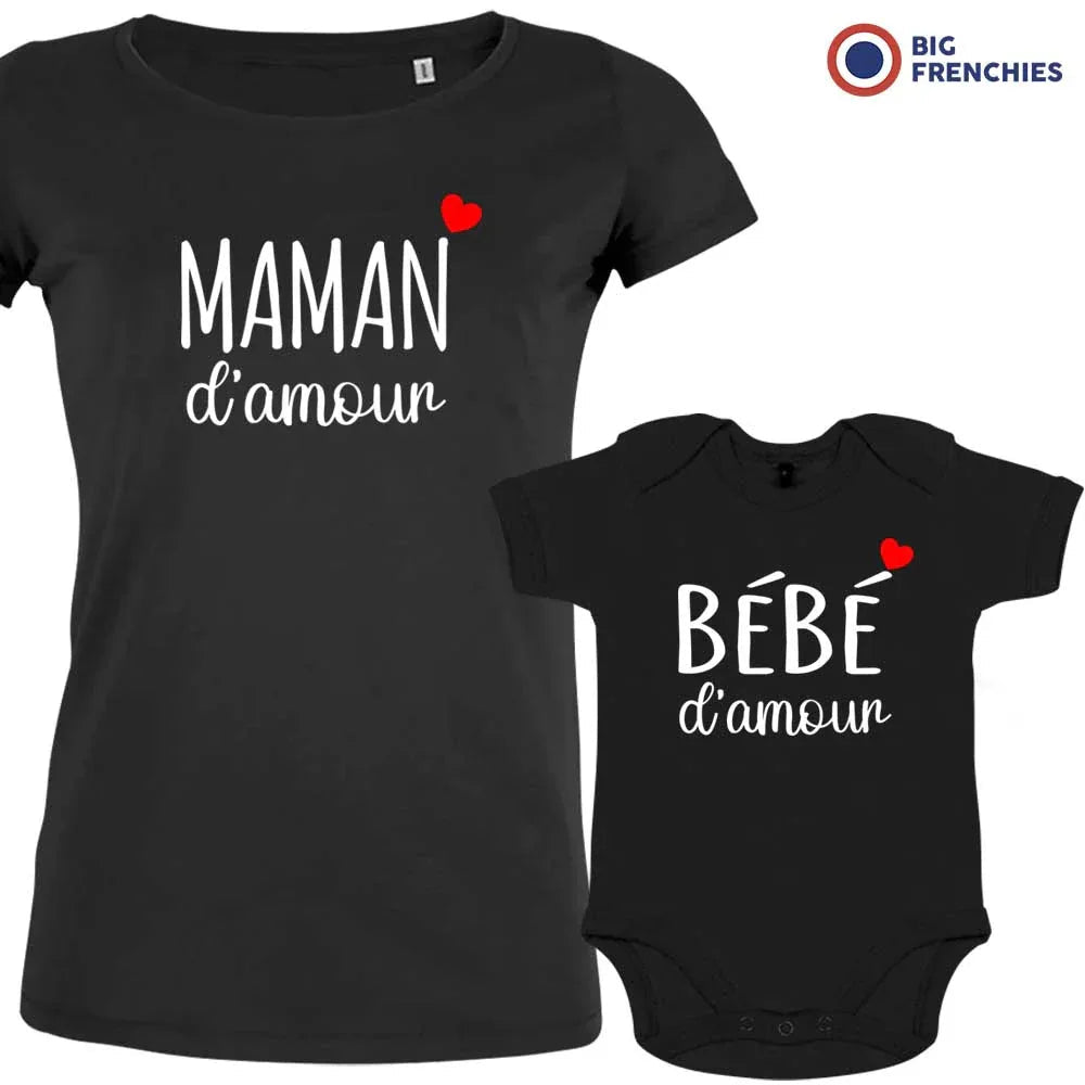 Maman bébé D'amour Mom and Child Organic Cotton family Set (Set of 2) - Create Marketplace