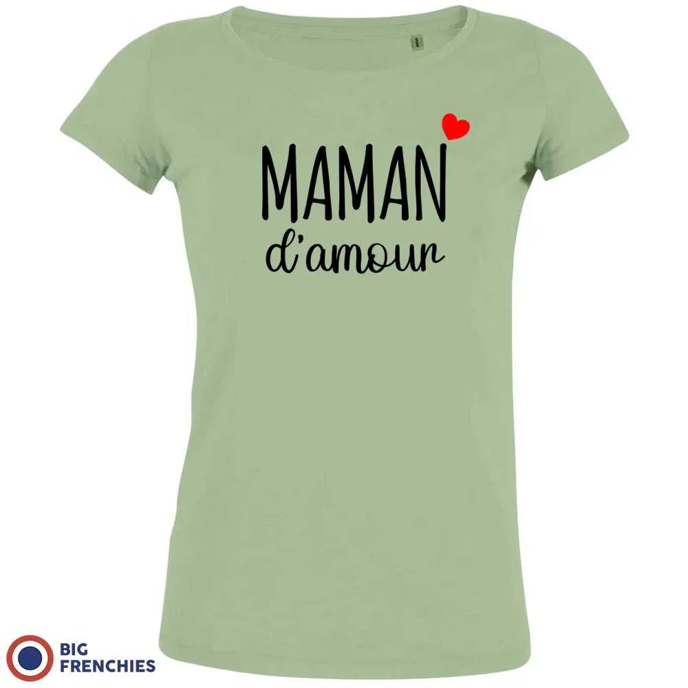 Maman D'amour Women's Organic Cotton Tee - Create Marketplace
