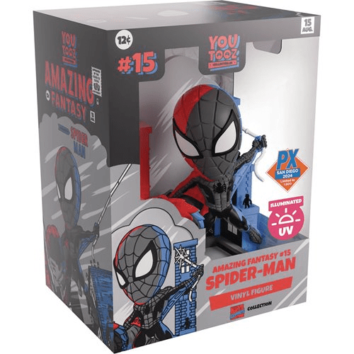 Marvel Comics Collection Spider-Man Amazing Fantasy 15 Illuminated Vinyl Figure - SDCC 2024 Previews Exclusive - Create Marketplace