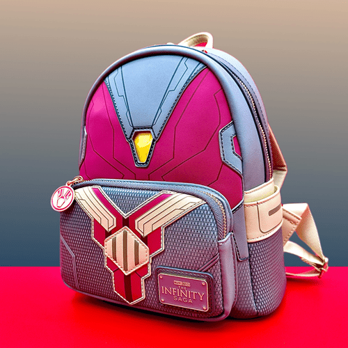 Marvel Exclusive Avengers Vision Light Up Cosplay Mini Backpack - Create Marketplace
