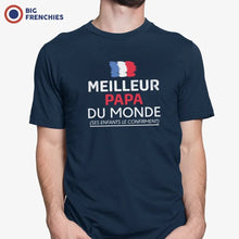 Meilleur Papa Du Monde Men's Organic Cotton Tee - Create Marketplace