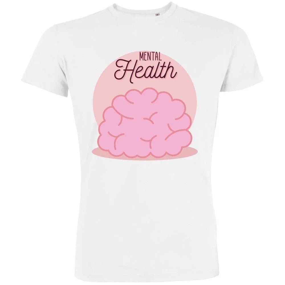 Mental Health Brain Men's Organic Tee - Create Marketplace