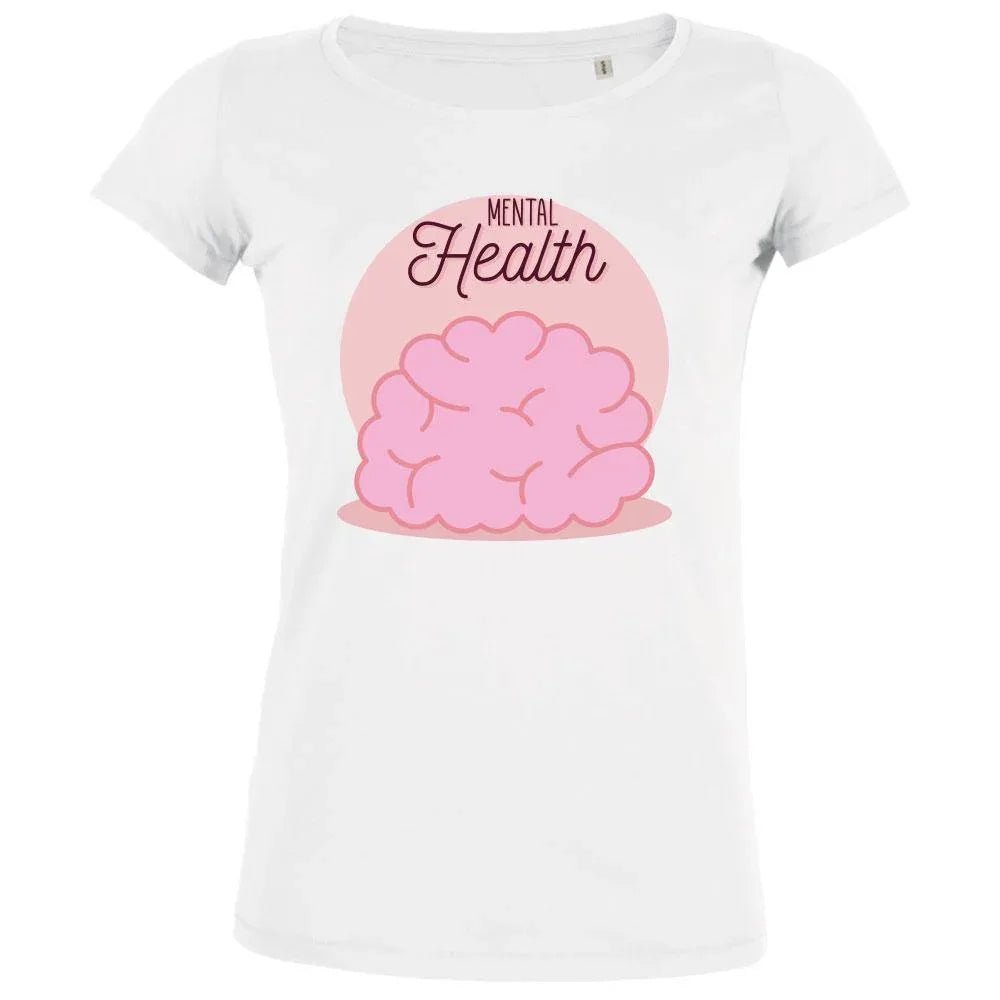 Mental Health Brain Women's Organic Tee - Create Marketplace