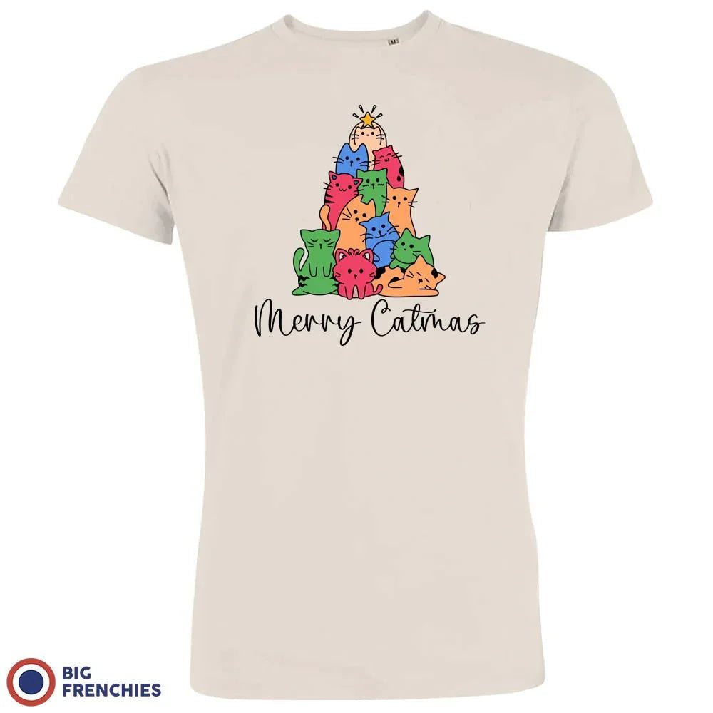 Merry Catmas Christmas Men's Organic Cotton Tee - Create Marketplace
