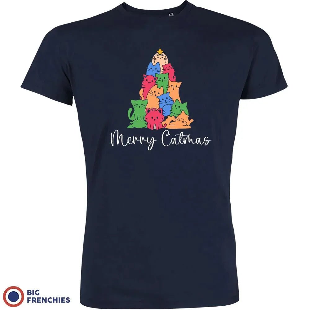 Merry Catmas Christmas Men's Organic Cotton Tee - Create Marketplace