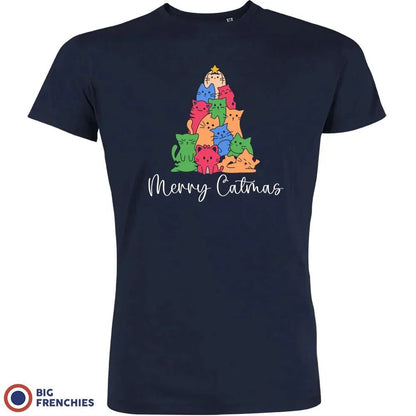 Merry Catmas Christmas Men's Organic Cotton Tee - Create Marketplace