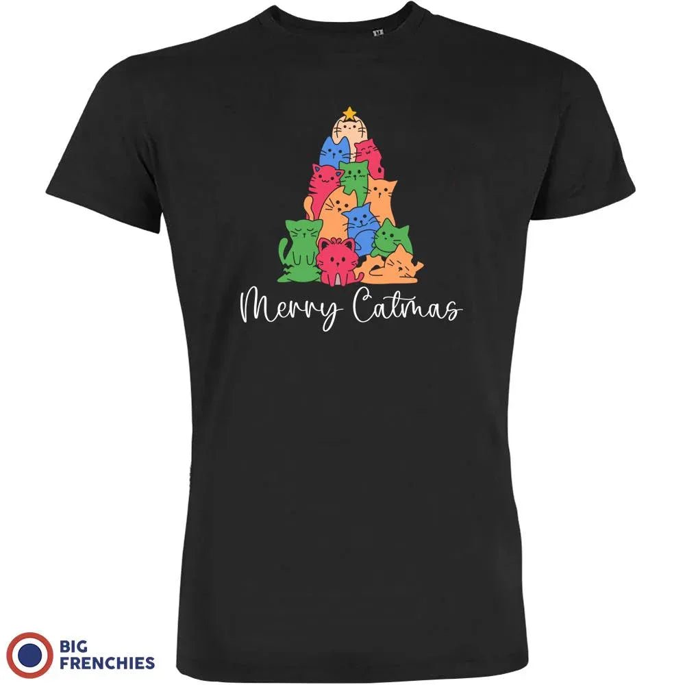 Merry Catmas Christmas Men's Organic Cotton Tee - Create Marketplace