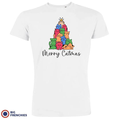 Merry Catmas Christmas Men's Organic Cotton Tee - Create Marketplace