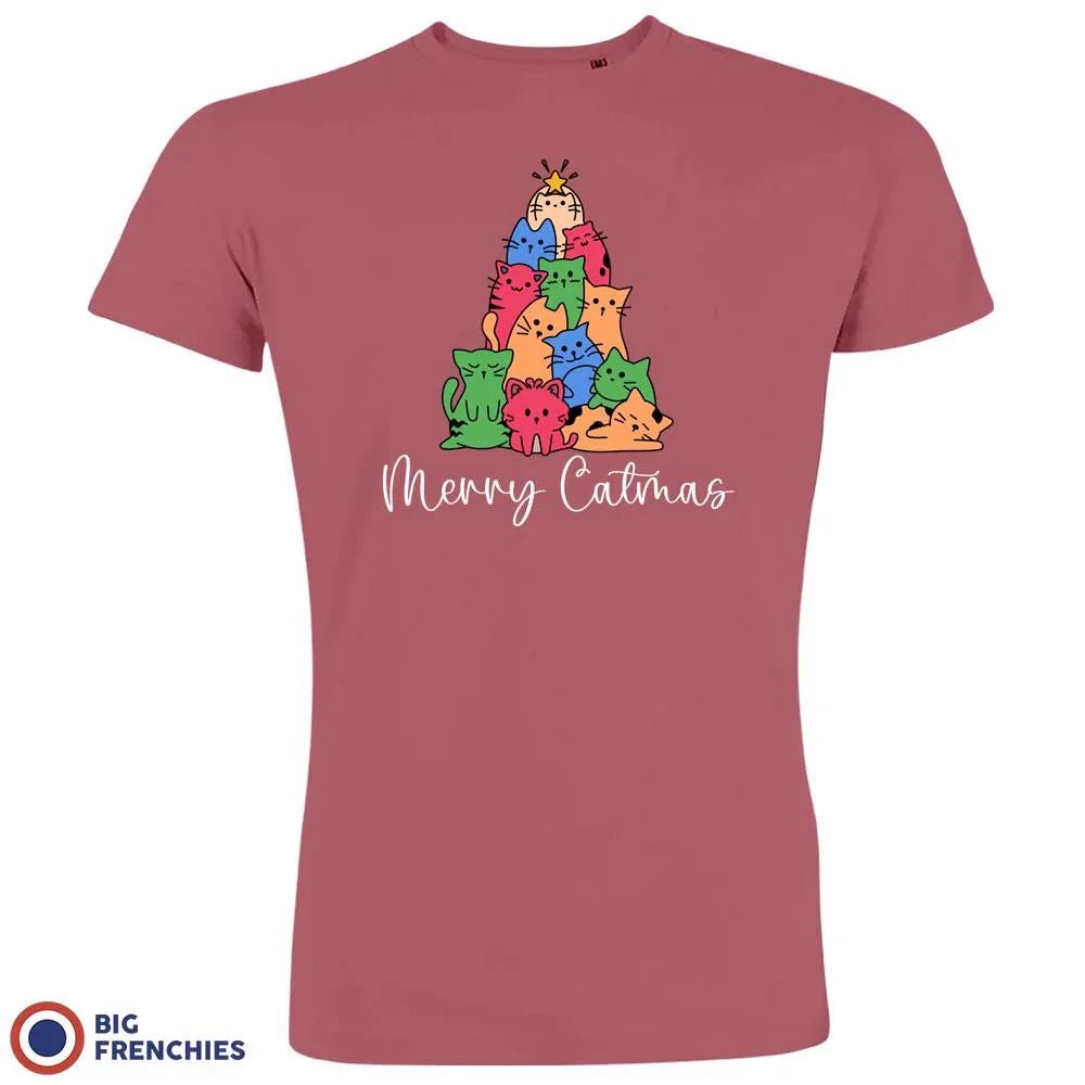 Merry Catmas Christmas Men's Organic Cotton Tee - Create Marketplace