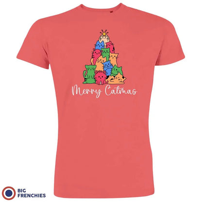 Merry Catmas Christmas Men's Organic Cotton Tee - Create Marketplace