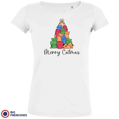 Merry Catmas Christmas Women's Organic Cotton Tee - Create Marketplace