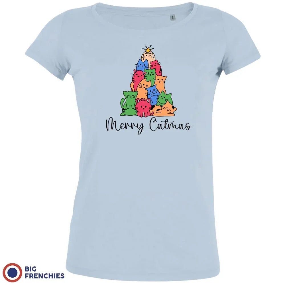 Merry Catmas Christmas Women's Organic Cotton Tee - Create Marketplace