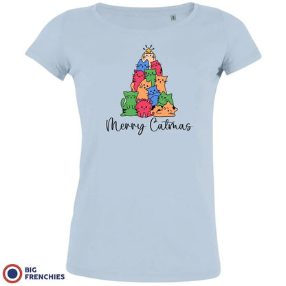 Merry Catmas Christmas Women's Organic Cotton Tee - Create Marketplace